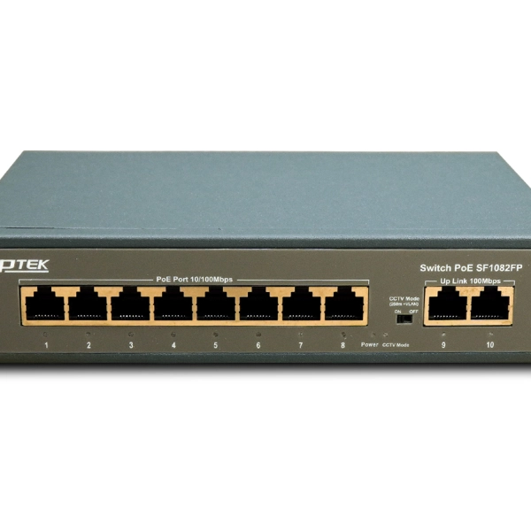 Thiết bị mạng Switch PoE Aptek SF1082FP (8 port PoE)