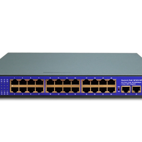 Thiết bị mang Switch Poe APTEK SF1243P (24 port PoE)