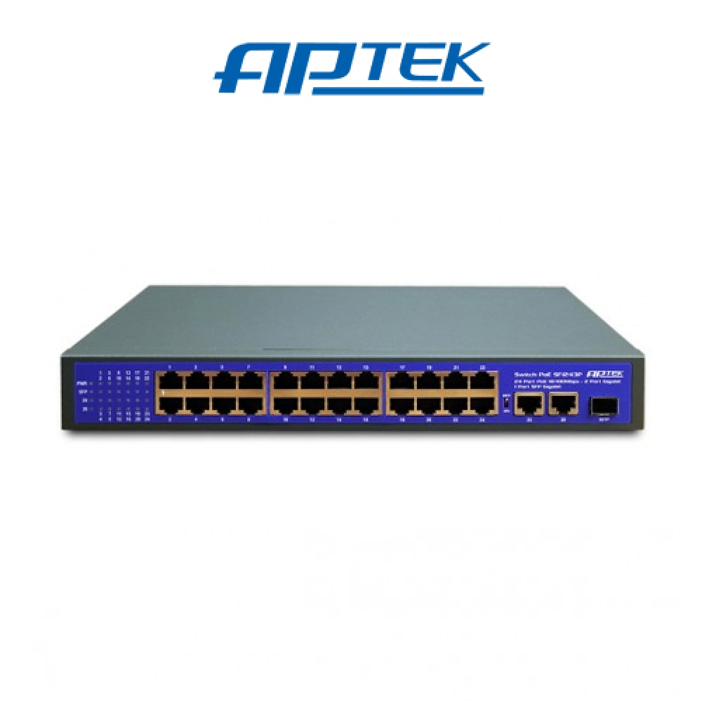 Thiết bị mạng Aptek Switch SG2244P (Switch 24 Port PoE)