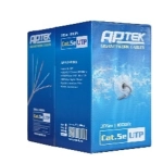 Cáp mạng APTEK CAT5e UTP Copper 25AWG, vỏ nhựa PVC (530-1101-3)