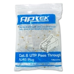 Đầu mạng RJ45 APTEK UTP Cat.6 xuyên thấu (601-11001)