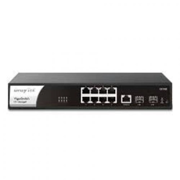 Thiết Bị Mạng Switch Draytek VigorSwitch P2100 8-Port Gigabit Smart PoE Managed