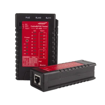 Bộ Test Dây Mạng, Thoại, chuẩn PoE Noyafa NF-468S