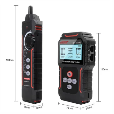 Bộ Test Dây, Đo Chiều Dài Dây, Dò Dây, PoE Có Màn Hình LCD: cáp mạng NF-8209S