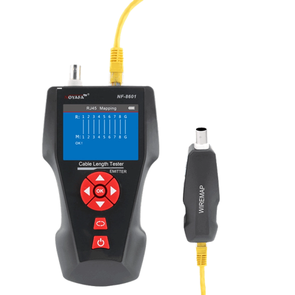 Bộ Test Dây, Đo Chiều Dài, Dò Dây Có Màn Hình LCD NF-8601