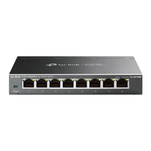 Bộ chia tín hiệu thông minh dễ dàng 8 Port Gigabit TP-Link TL-SG108E