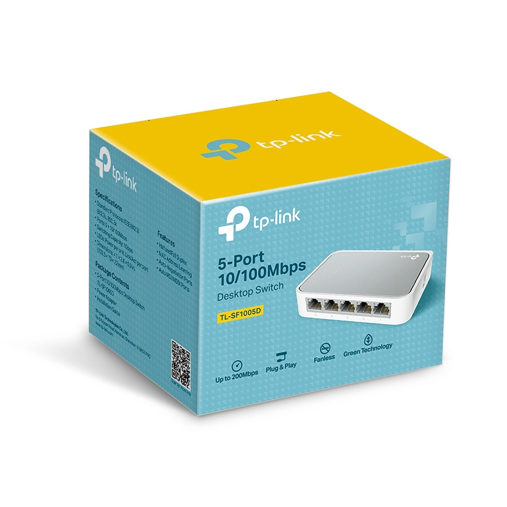 Bộ chia tín hiệu Để Bàn 5 Cổng 10/100Mbps TP-Link TL-SF1005D