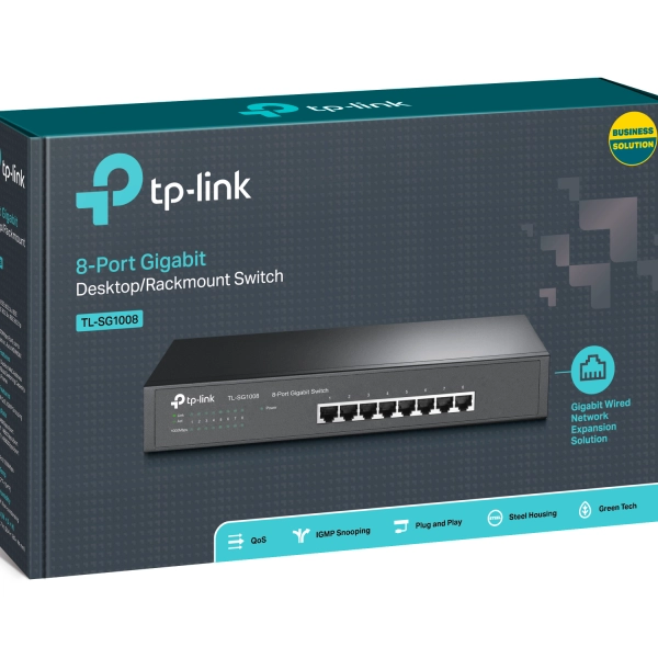 Bộ chia tín hiệu 8 cổng Gigabit TP-Link TL-SG1008