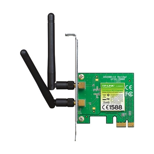 Bộ Chuyển Đổi PCI Express Không Dây Chuẩn N Tốc Độ 300Mbps TP-Link TL-WN881ND