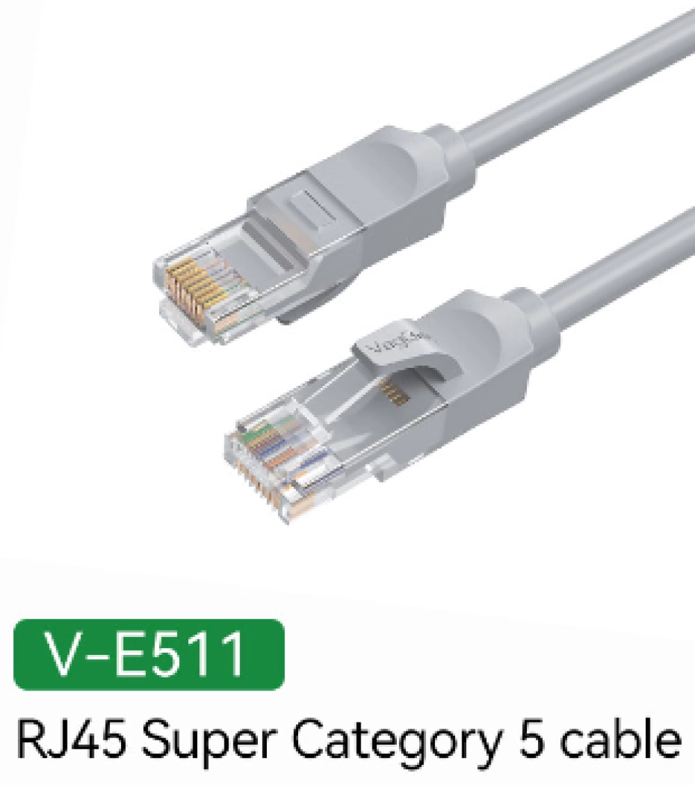 Dây mạng bấm sẵn (1.5 - 30M) Cat 5 RJ45 Veggieg V-E512 (1.5M)