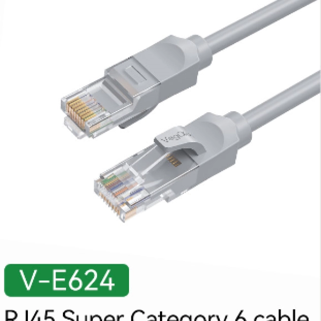 Dây mạng bấm sẵn CAT 6 VEGGIEG V-E626 | 2m