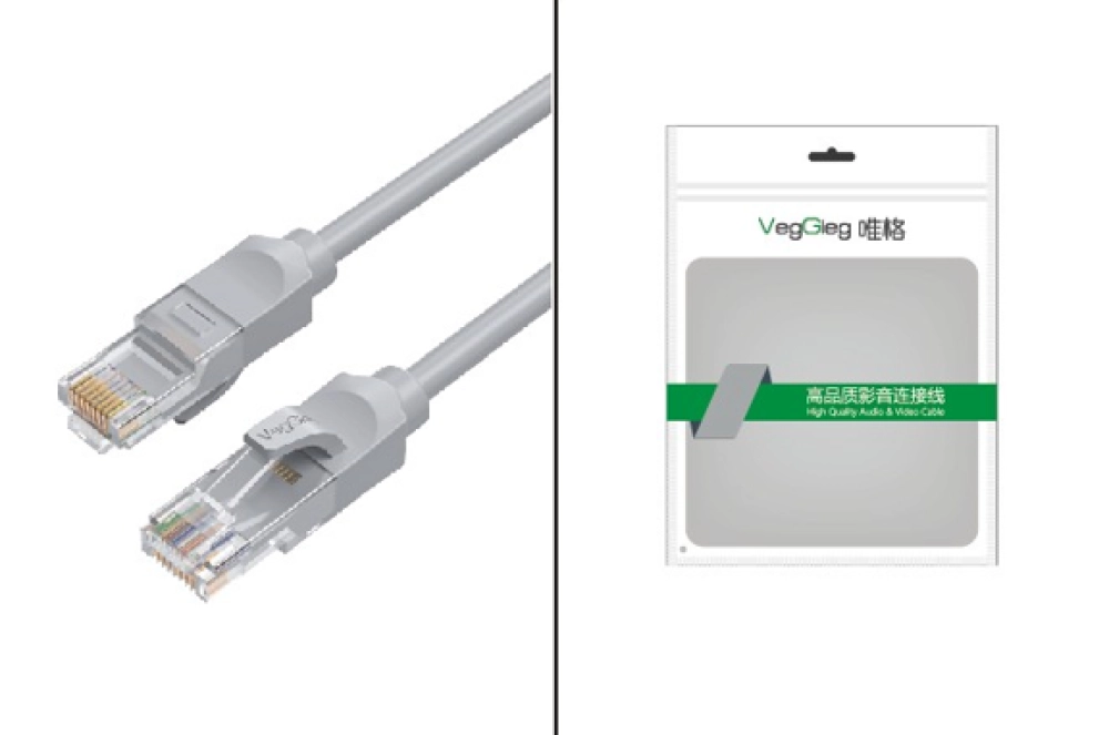 Dây mạng bấm sẵn CAT 6 VEGGIEG V-E628 | 5m