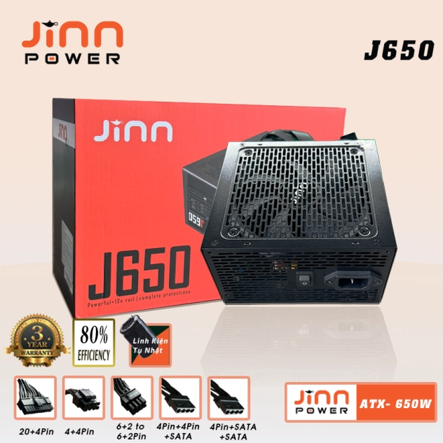 Nguồn Jinn 650W (J650)