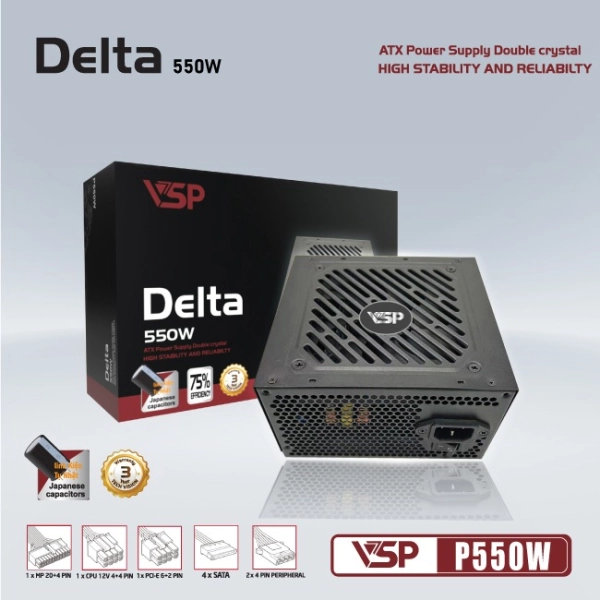 Nguồn VSP Delta P550W