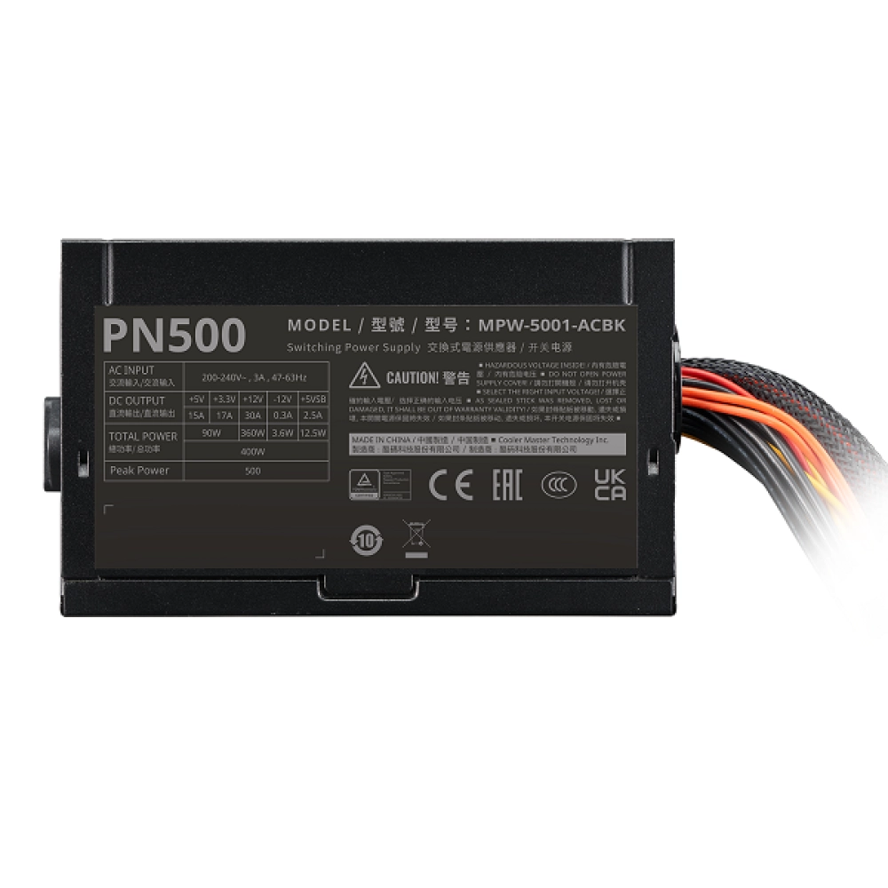 Nguồn CoolerMaster ELite NEX 500 230V Peak PN500