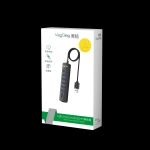 Bộ chia USB 2.0+ Đầu đọc thẻ nhớ 8 in 1 VC306 Veggieg