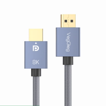 CÁP DISPLAYPORT CHUẨN 1.4 HỖ TRỢ 8k DÀI 1.5M-5M VEGGIEG (2M)
