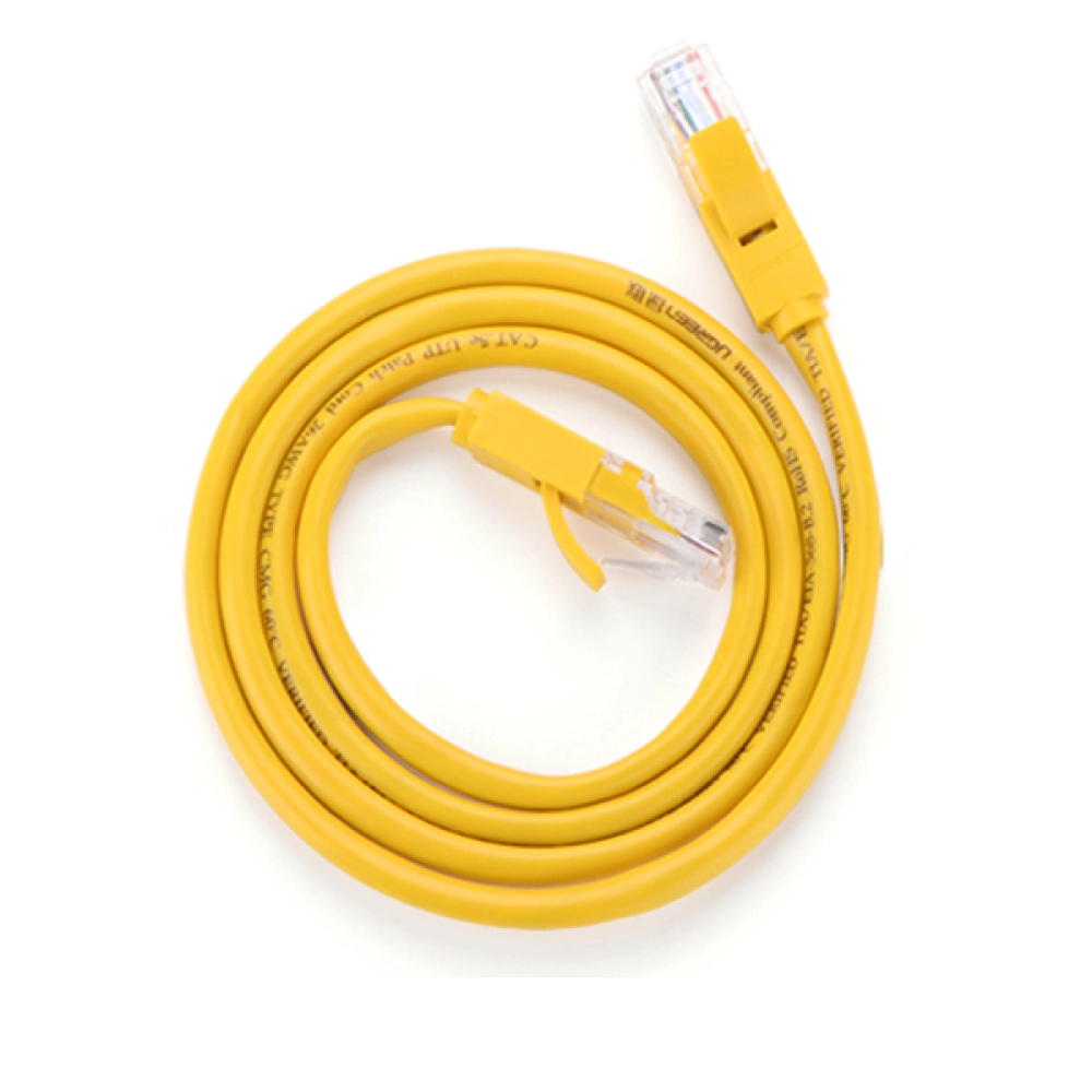 Cáp mạng đúc sẵn Cat5e 5M Ugreen 11233 màu vàng cao cấp