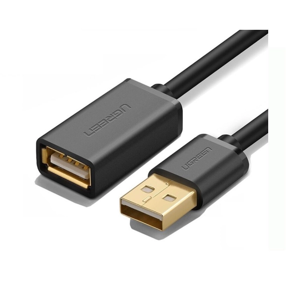 Cáp USB Nối Dài 2.0 dài 1m màu đen trơn (US103) Ugreen 10314