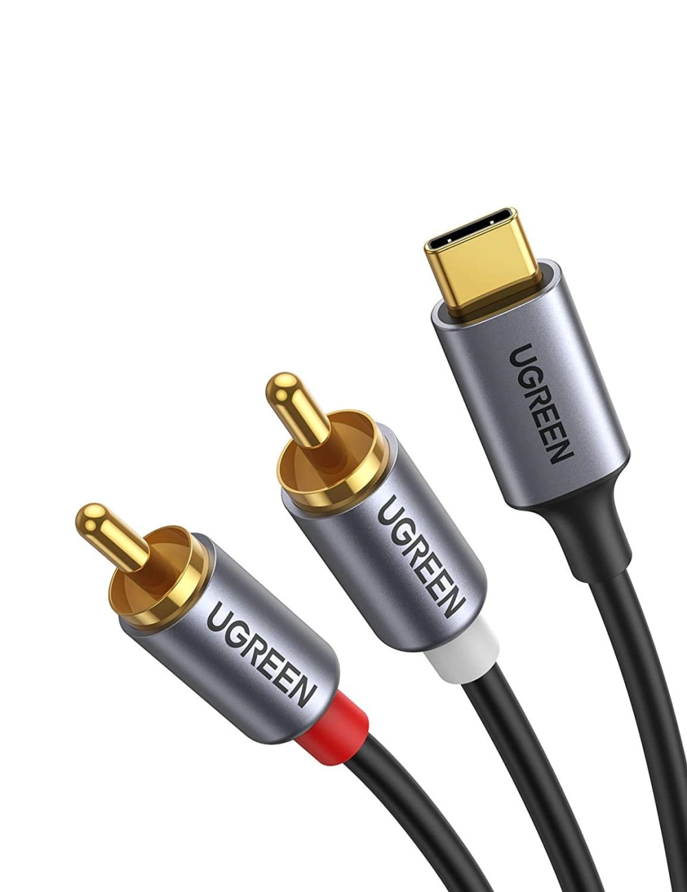 Cáp chuyển USB Type C ra 2 đầu RCA (hoa sen) 1.5m (CM451) Ugreen 20193