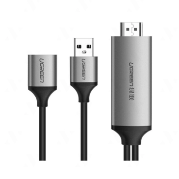 Cáp chuyển USB sang HDMI 1.5M màu Xám (CM151) Ugreen 50291