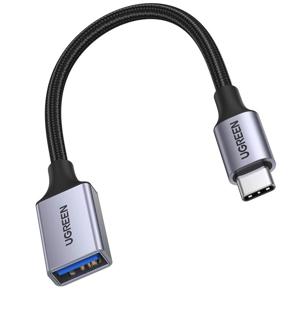 Cáp chuyển USB Type C sang USB 3.0 dài 10cm hỗ trợ OTG (US378) Ugreen 70889