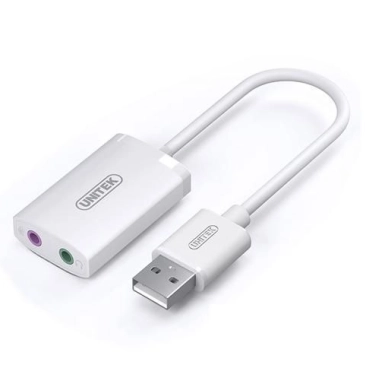 Cáp Chuyển USB to Sound Unitek - U207AWH 30cm U207AWH