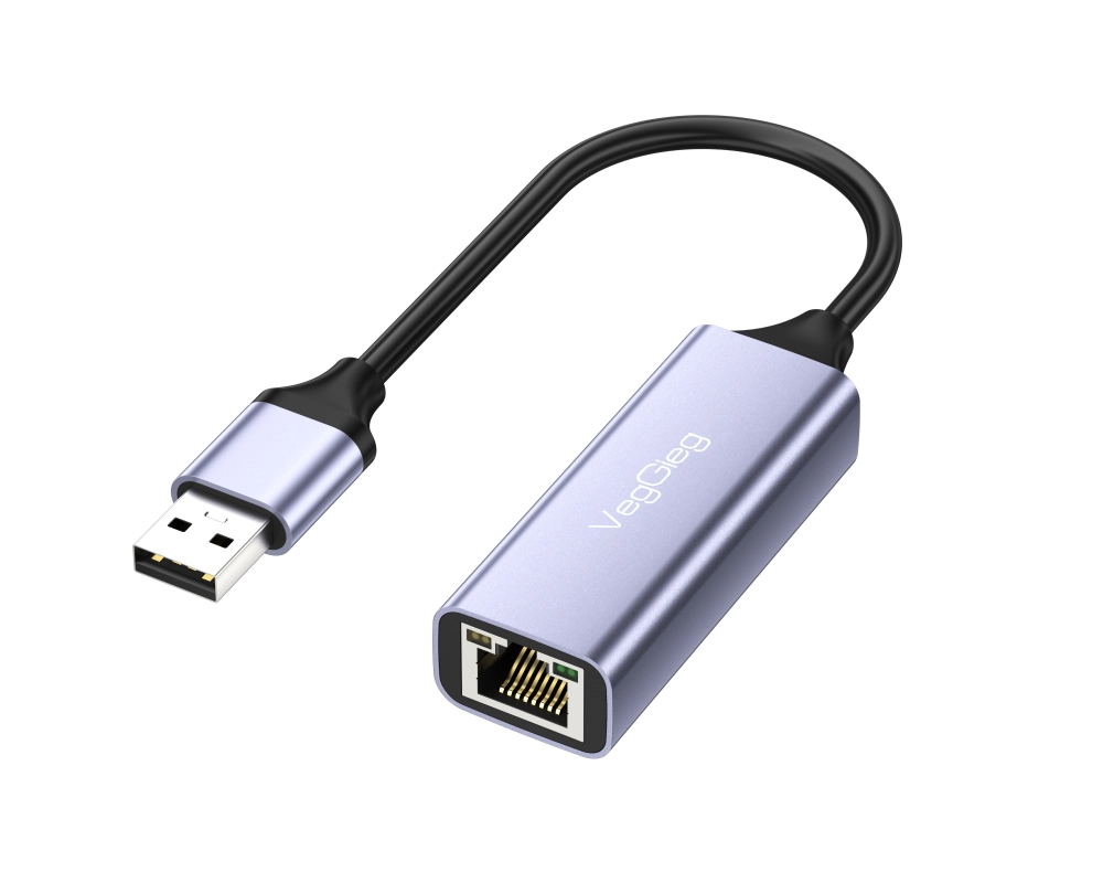 Cáp chuyển đổi USB 2.0 sang Lan 10/100mbs VegGieg V-K307 cao cấp