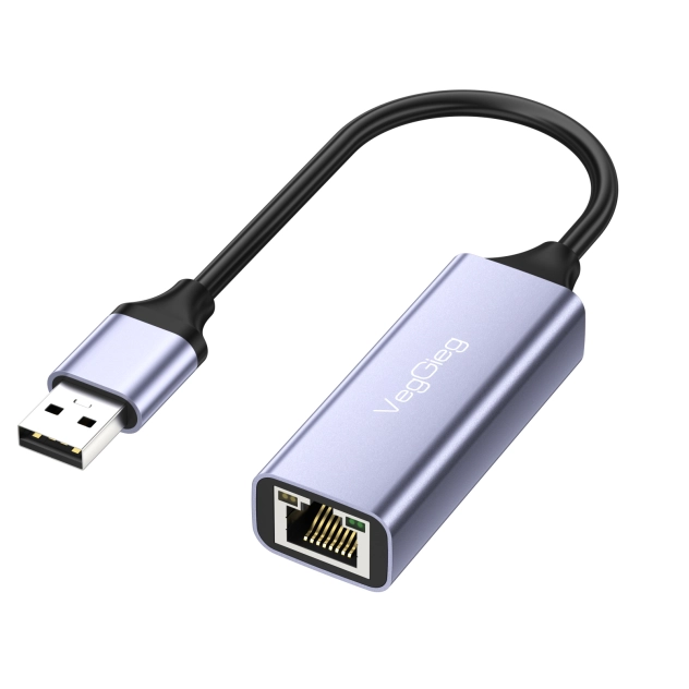 Cáp chuyển đổi USB 2.0 sang Lan 10/100mbs VegGieg V-K307 cao cấp