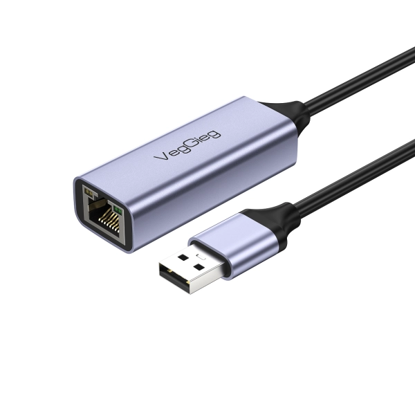 Cáp chuyển đổi USB 2.0 sang Lan 10/100mbs VegGieg V-K307 cao cấp