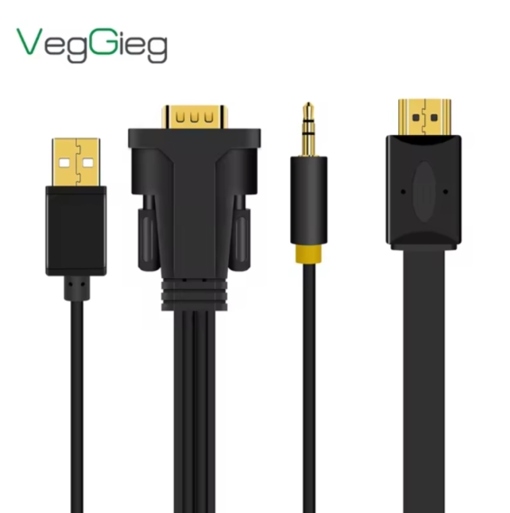 Cáp Chuyển Đổi VGA Sang HDMI Veggieg V-Z206