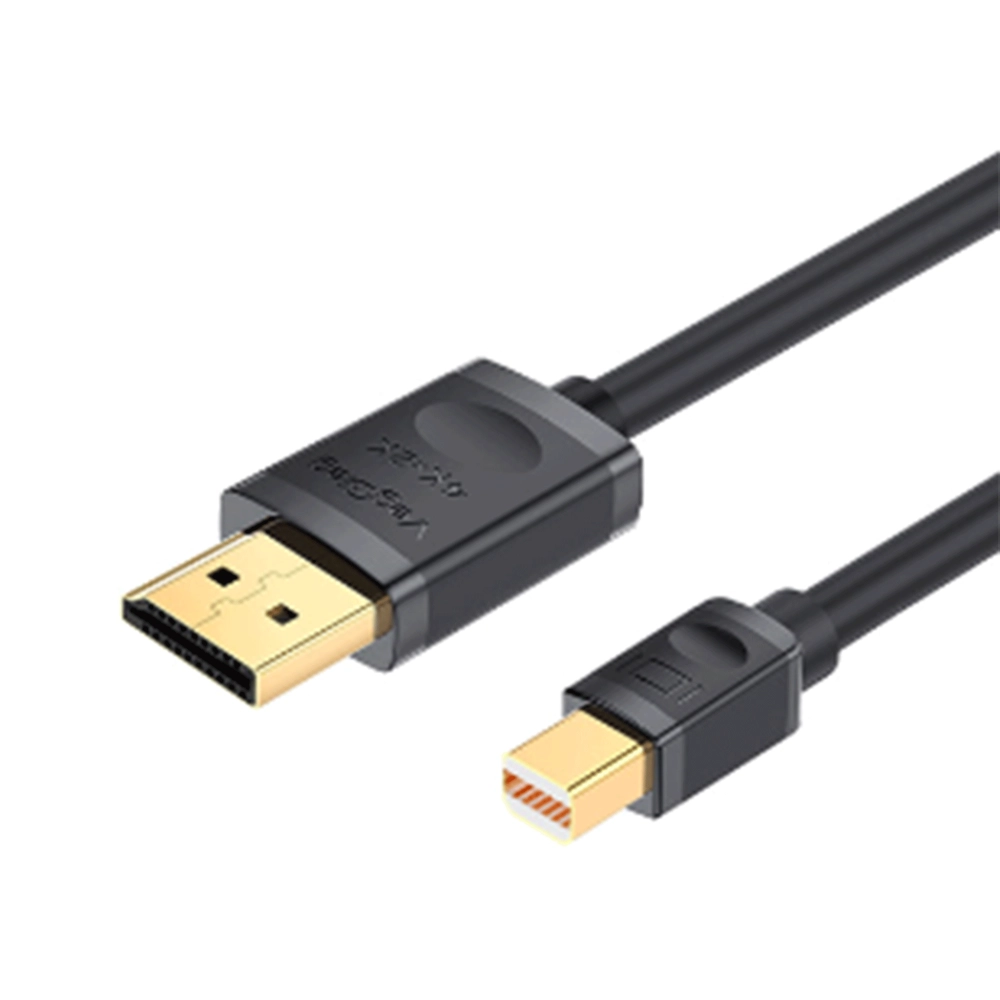 CÁP CHUYỂN MINI DISPLAYPORT SANG DISPLAYPORT 4K MÀU ĐEN VEGGIEG V-Z610