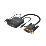 CÁP CHUYỂN VGA SANG  HDMI CÓ AUDIO + NGUỒN PHỤ VEGGIEG V-Z618