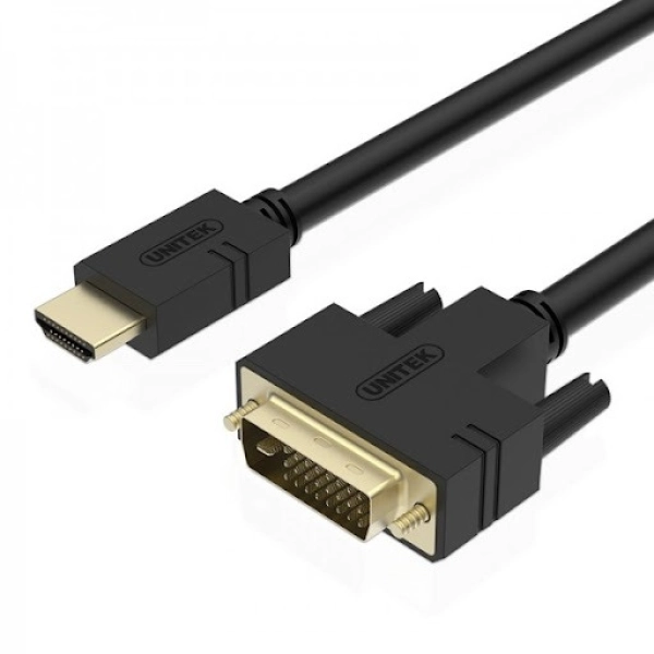 Cáp chuyển đổi HDMI->DVI (24+1) Unitek 1.5M Y-C 217A 2K