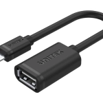 Cáp chuyển USB OTG 2.0 sang Micro USB  Unitek Y-C438GBK