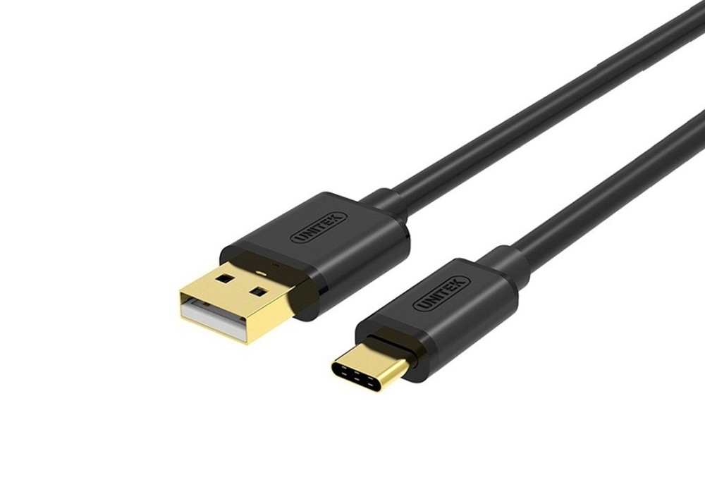 Cáp chuyển USB 2.0 sang Type-C Unitek Y-C483BK