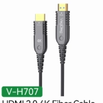 CÁP HDMI SỢI QUANG DÀI 10M - 80M CHUẨN 2.0 VEGGIEG (50M)