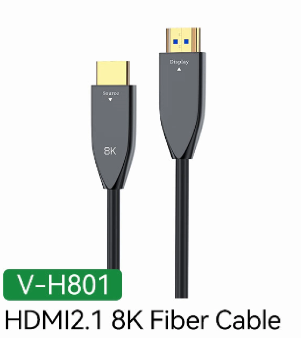 CÁP HDMI SỢI QUANG DÀI 20M - 100M CHUẨN 2.1 HỖ TRỢ 8K  VEGGIEG (50M)