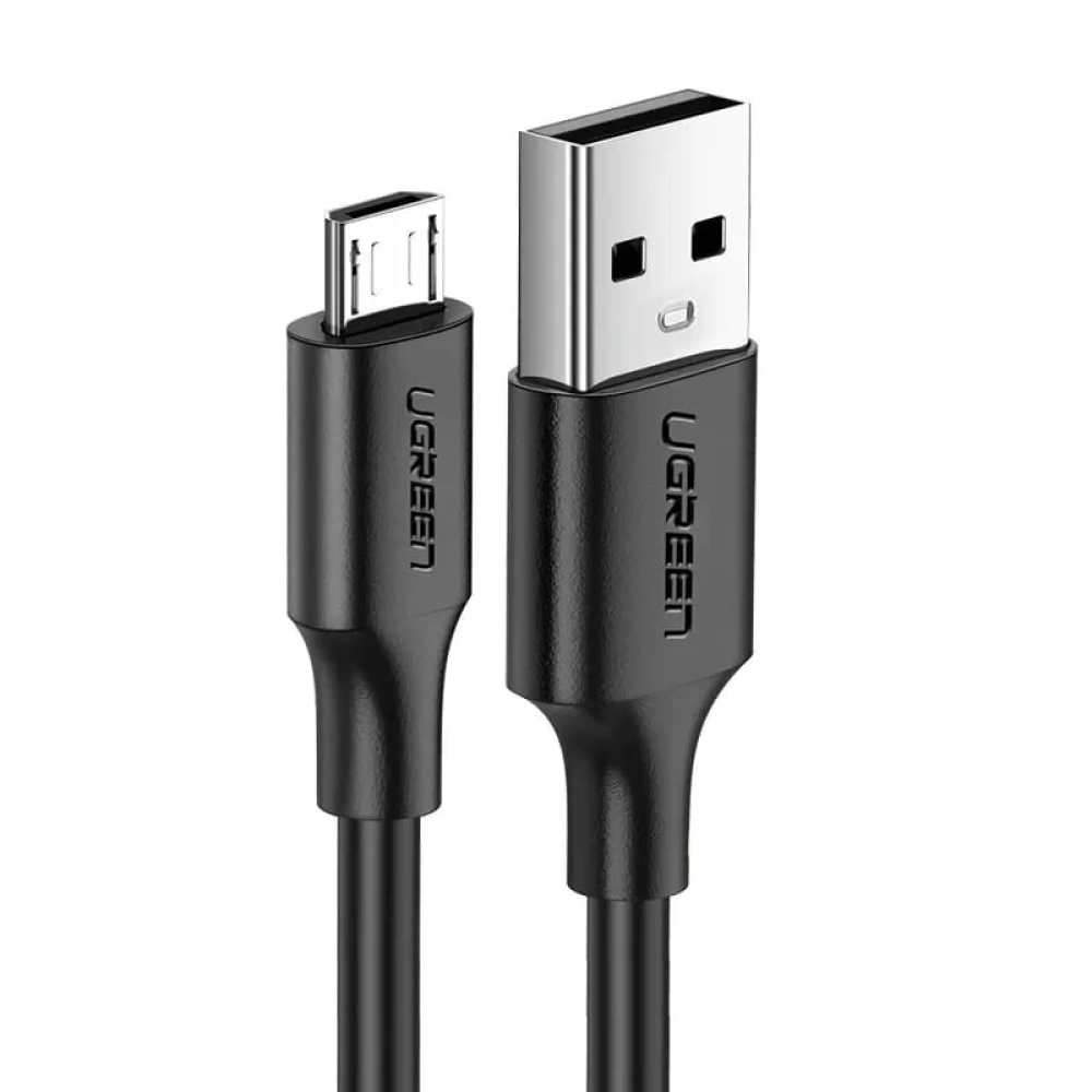 Cáp chuyển USB 2.0 A đến Micro USB Mạ niken 0,5m (Đen) UGREEN 60135