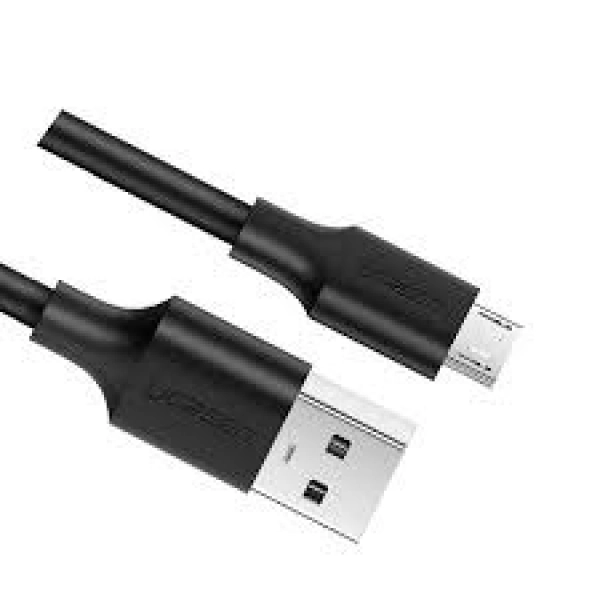 Cáp chuyển USB 2.0 A to Micro USB Mạ niken 1m (Đen) UGREEN 60136