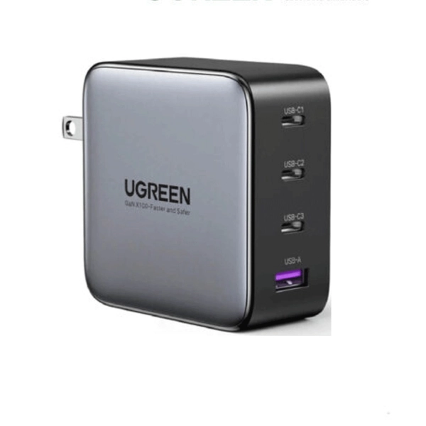 Bộ sạc nhanh GaN 100W EU (Space Gray) UGREEN  40747