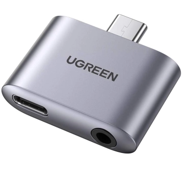 Đầu chuyển USB Type C sang 3.5mm + sạc PD 30W (CM231) Ugreen 70311