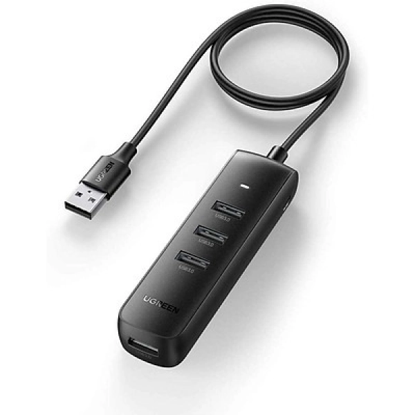 Bộ Hub chia USB 3.0 ra 4 cổng USB 3.0 Ugreen 10915 cao cấp (hỗ trợ nguồn Micro USB)