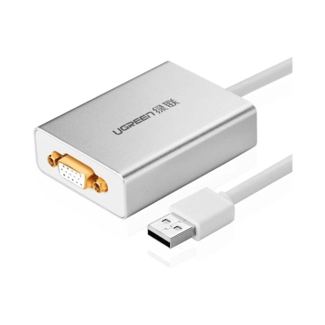 Bộ chuyển đổi USB 2.0 sang VGA vỏ hợp kim UGREEN 40244