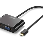 Ugreen 40744 Hdmi To Vga + Hdmi Converter Đen Cm101 10040744