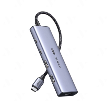 Bộ chuyển đổi đa năng Ugreen USB-C 2*C HDMI-8K@60Hz 90376