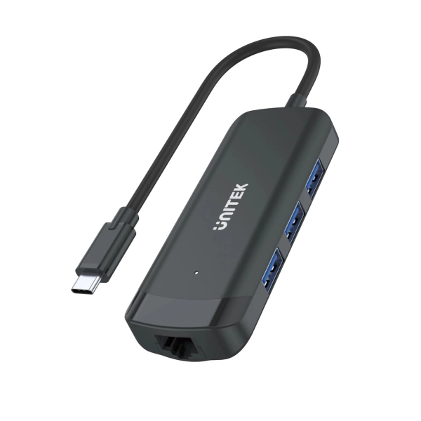 Cáp chuyển Unitek H1110A Type-C - 3 USB + Lan 3.1