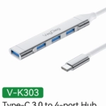 Bộ chia TypeC 3.0 ra 4 USB Veggieg VK303