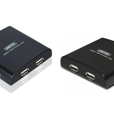 Hub USB 2.0 2 Ports + 2 PS2 + MIC-SPK Unitek Y-2091