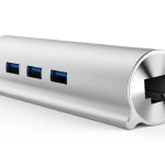 Hub USB 3.0 3 Ports + LAN Unitek Y-3095 +Type-C